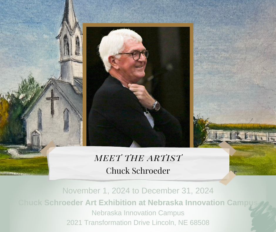 Chuck Schroeder Art Exhibition at Nebraska Innovation Campus